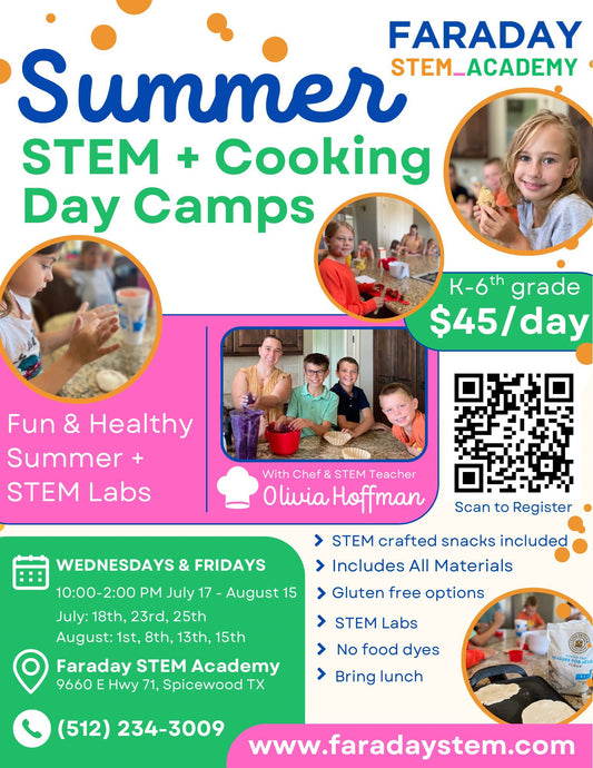 Summer STEM + Cooking Day Camps